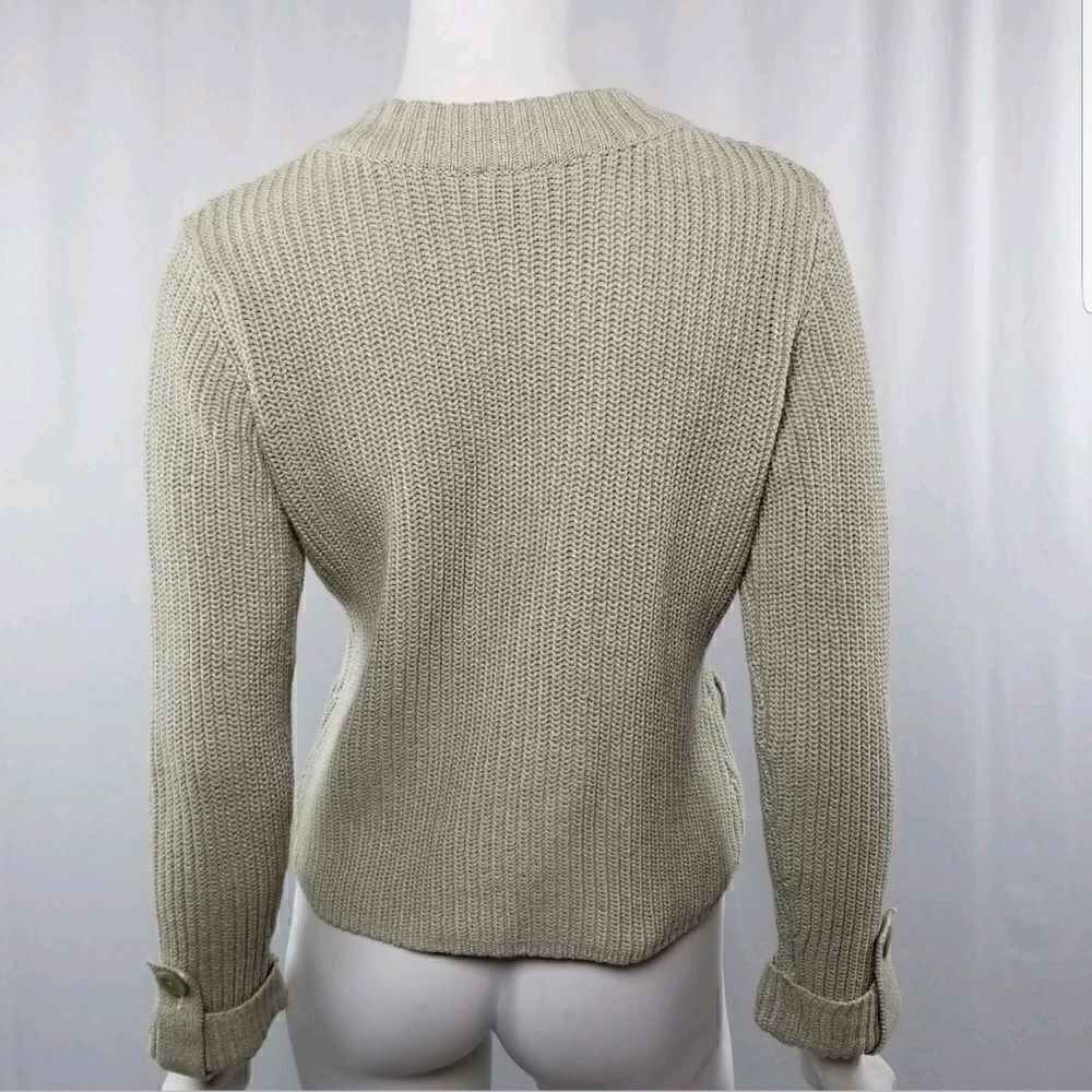 Talbots Petite Small Double Breasted Button Down - Picture 3 of 8